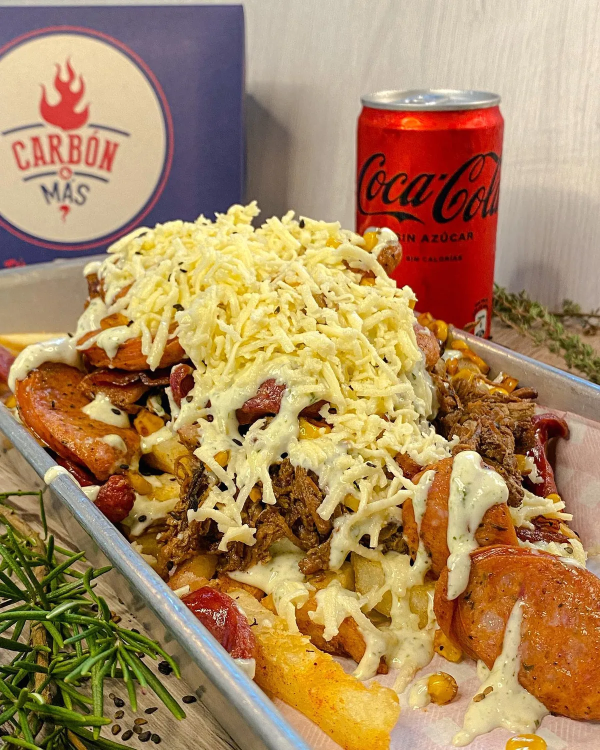 Papas locas en Carbón & Más, Floridablanca